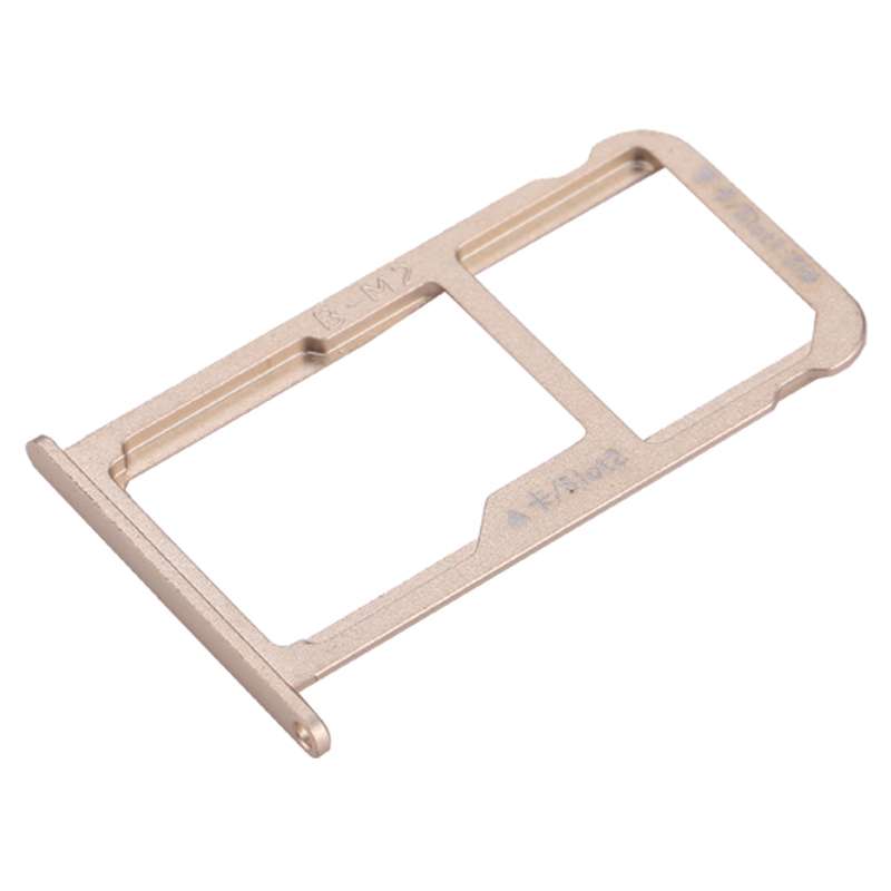 For Huawei nova 2 Plus SIM Card Tray & SIM / Micro SD Card Tray(Gold)