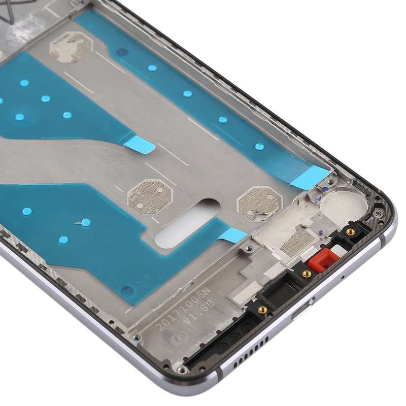 Middle Frame Bezel Plate with Side Keys for Huawei P10 Lite(Black)
