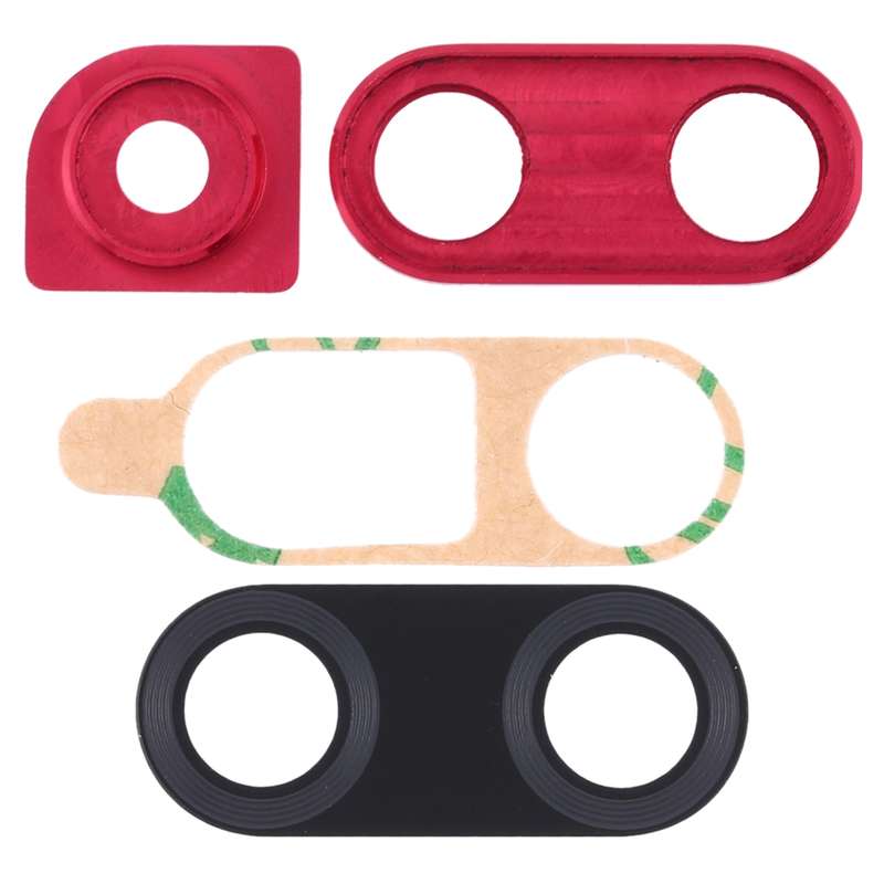 For Huawei Nova 4 10pcs Camera Lens Cover (Red)