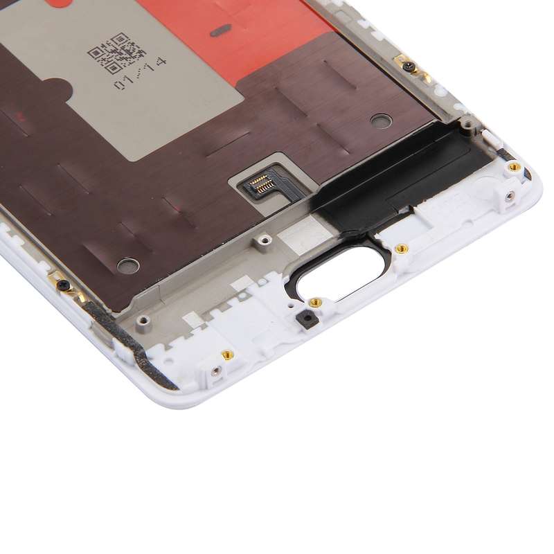 For OnePlus 3T Digitizer Full Assembly with Frame OEM LCD Screen (White)