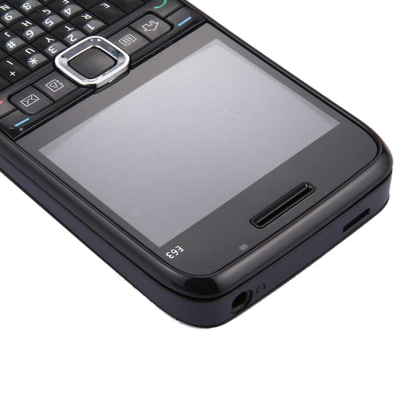 Full Housing Cover (Front Cover + Middle Frame Bezel + Battery Back Cover + Keyboard) for Nokia E63(