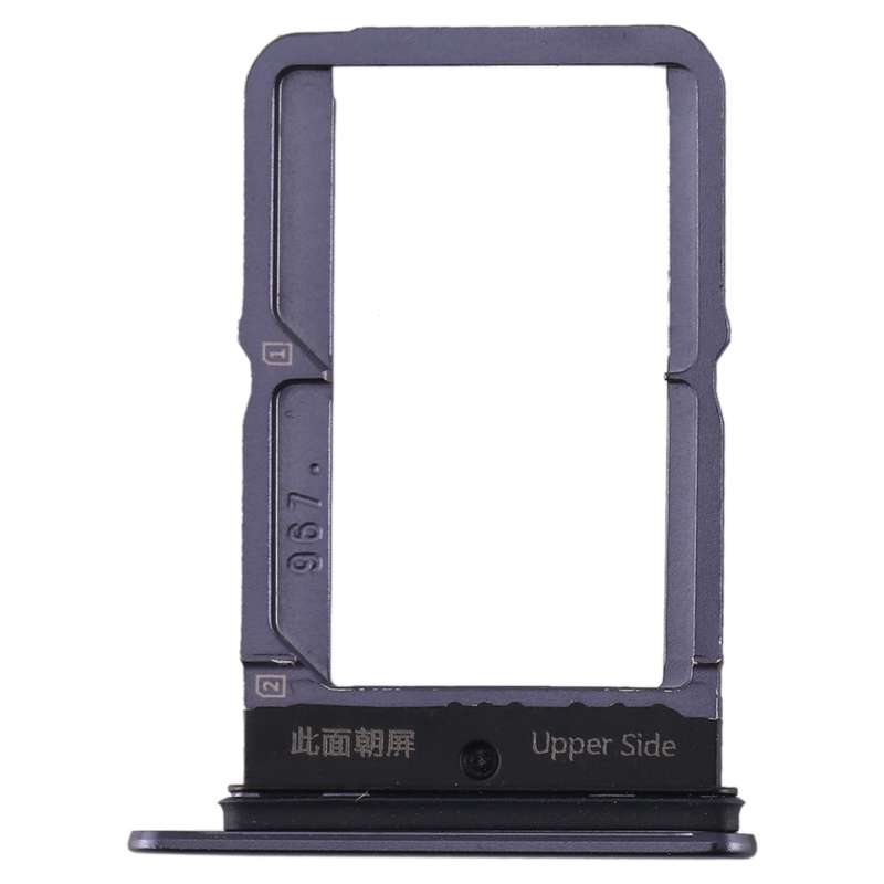 For vivo S5 SIM Card Tray + SIM Card Tray (Black)