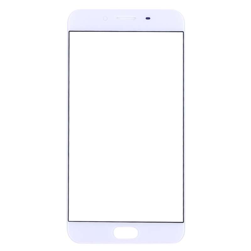 For OPPO R9s Front Screen Outer Glass Lens (White)