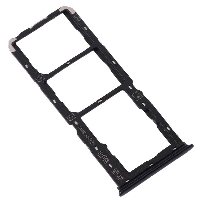 For Vivo S1 SIM Card Tray + SIM Card Tray + Micro SD Card Tray (Black)