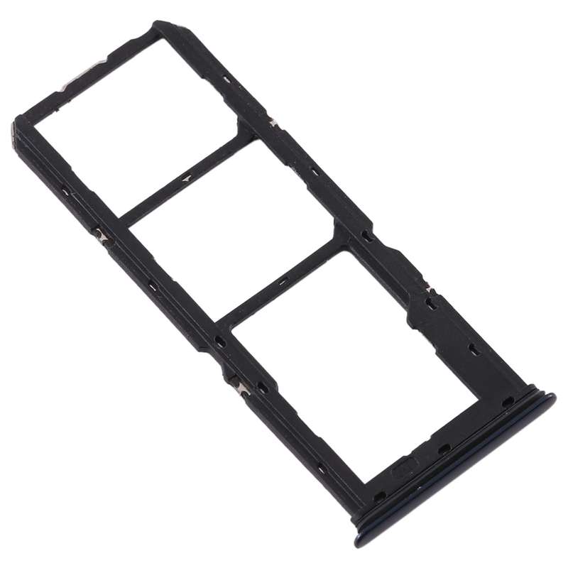 For Vivo S1 SIM Card Tray + SIM Card Tray + Micro SD Card Tray (Black)