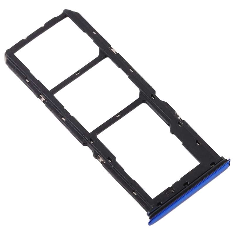 For Vivo S1 SIM Card Tray + SIM Card Tray + Micro SD Card Tray (Black)