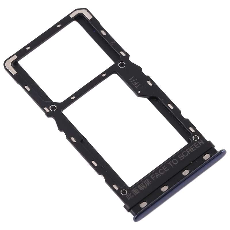 SIM Card Tray + SIM Card Tray / Micro SD Card Tray for Xiaomi Mi CC9e / Mi A3(Black)