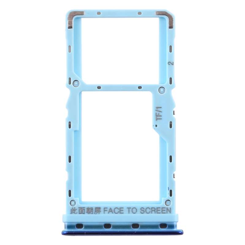 SIM Card Tray + SIM Card Tray / Micro SD Card Tray for Xiaomi Mi CC9e / Mi A3(Black)