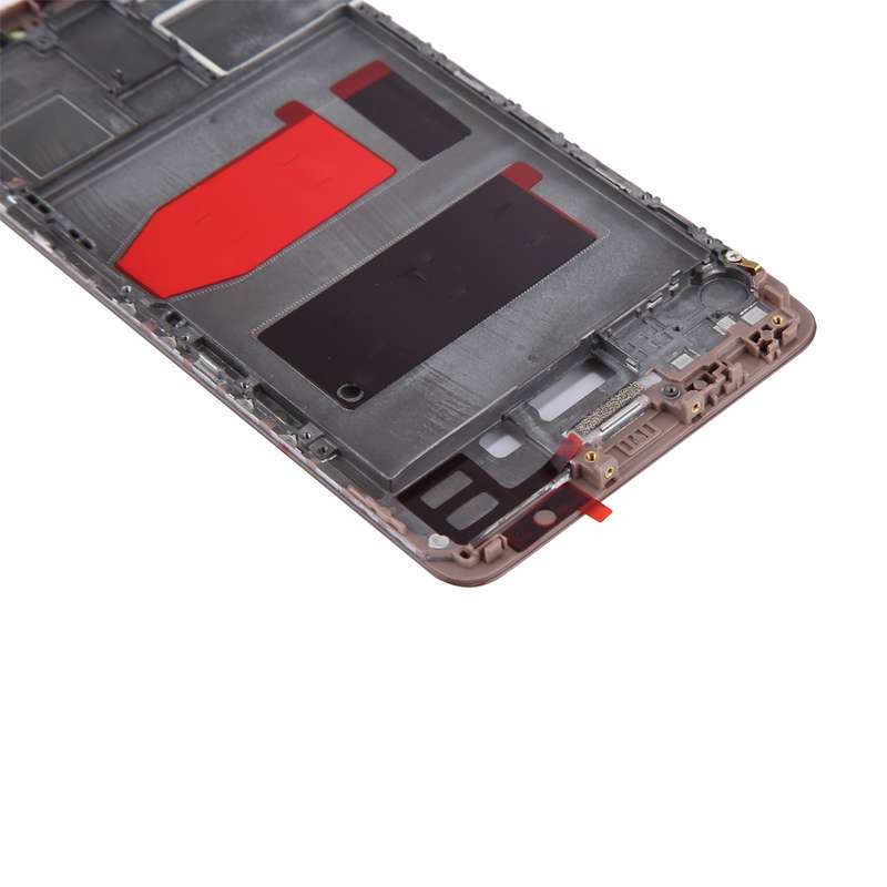 For Huawei Mate 9 Front Housing LCD Frame Bezel Plate(Mocha Gold)