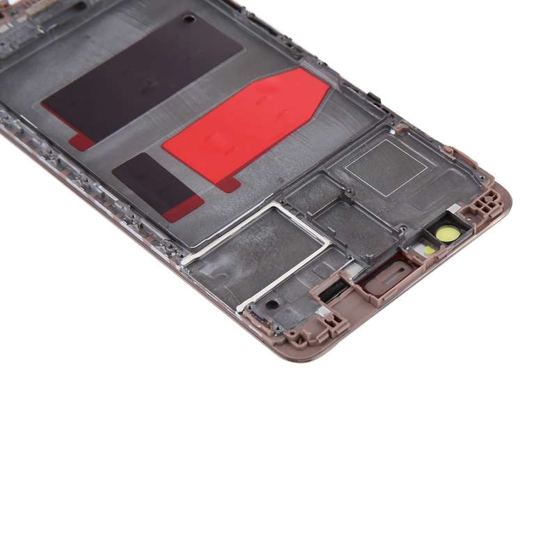 For Huawei Mate 9 Front Housing LCD Frame Bezel Plate(Mocha Gold)