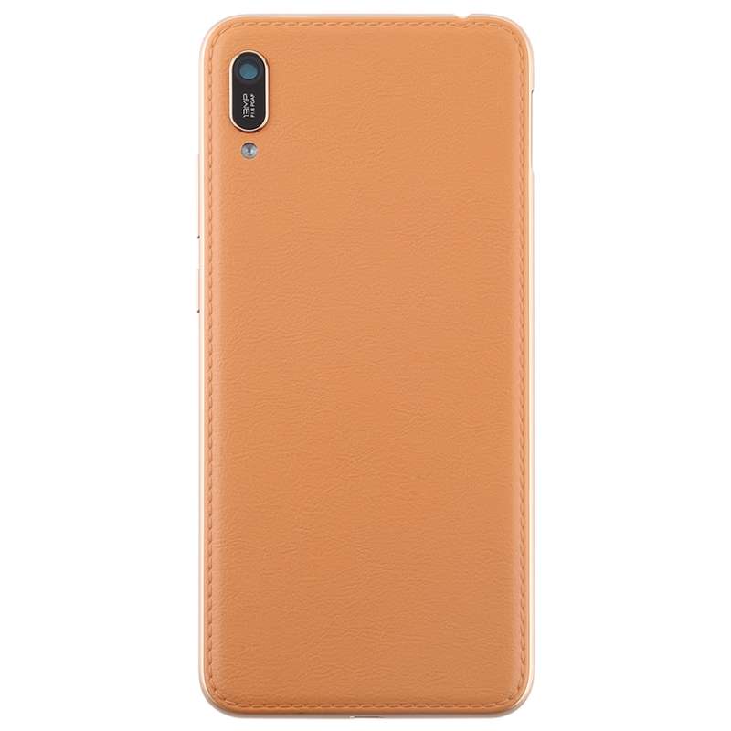 Battery Back Cover with Camera Lens & Side Keys for Huawei Enjoy 9e(Coffee)