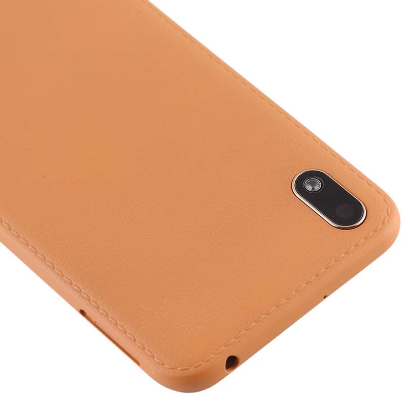 Battery Back Cover with Camera Lens & Side Keys for Huawei Enjoy 9e(Coffee)