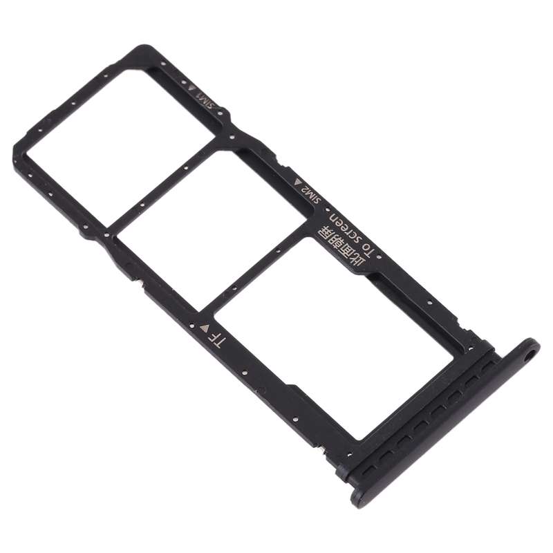 SIM Card Tray + SIM Card Tray + Micro SD Card Tray for Huawei Honor Play 3 (Black)