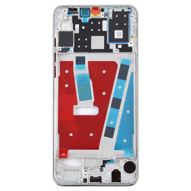Front Housing LCD Frame Bezel Plate for Huawei P30 Lite (48MP)(White)