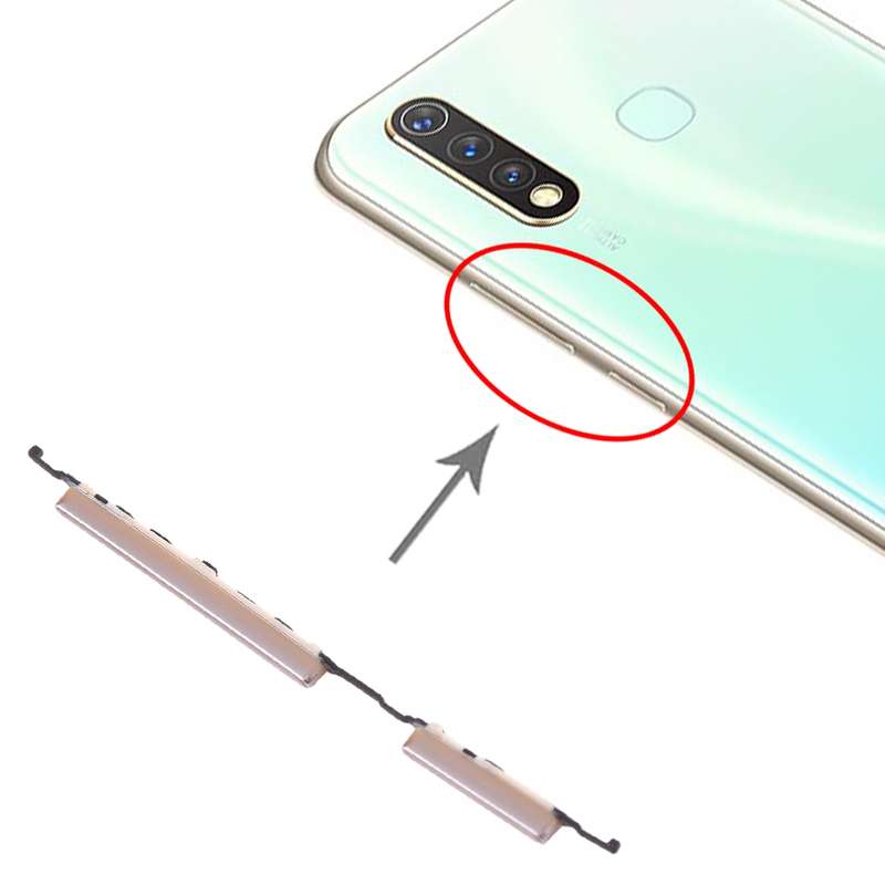For vivo Y5s Side Keys (Gold)