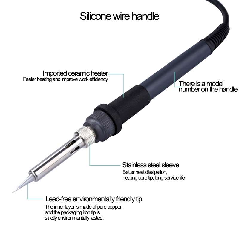 4 in 1 QUICK 936A 220V 60W Soldering Station Constant Temperature Soldering Iron Soldering Tool, AU