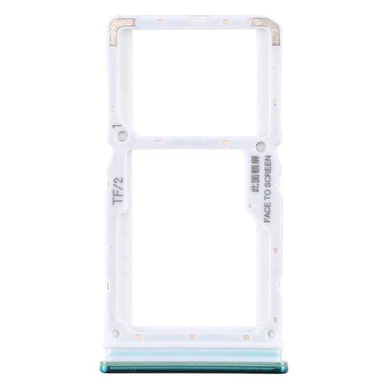 SIM Card Tray + SIM Card Tray / Micro SD Card Tray for Xiaomi Redmi Note 8 Pro (Green)