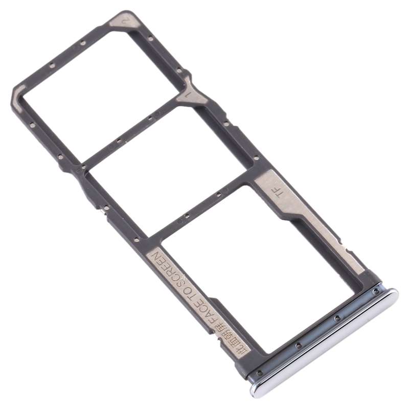 SIM Card Tray + SIM Card Tray + Micro SD Card Tray for Xiaomi Redmi Note 8 (Blue)