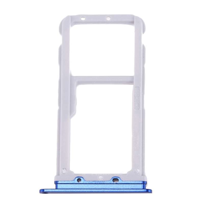 For Huawei Honor 9 SIM Card Tray & SIM / Micro SD Card Tray(Blue)
