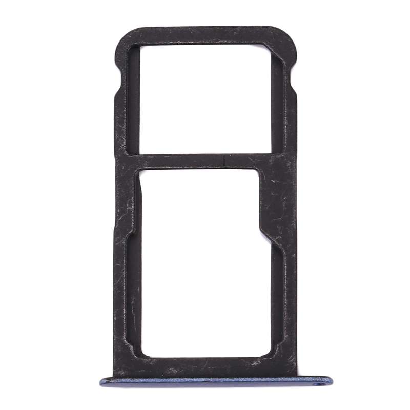 For Huawei P10 Lite SIM Card Tray & SIM / Micro SD Card Tray(Blue)