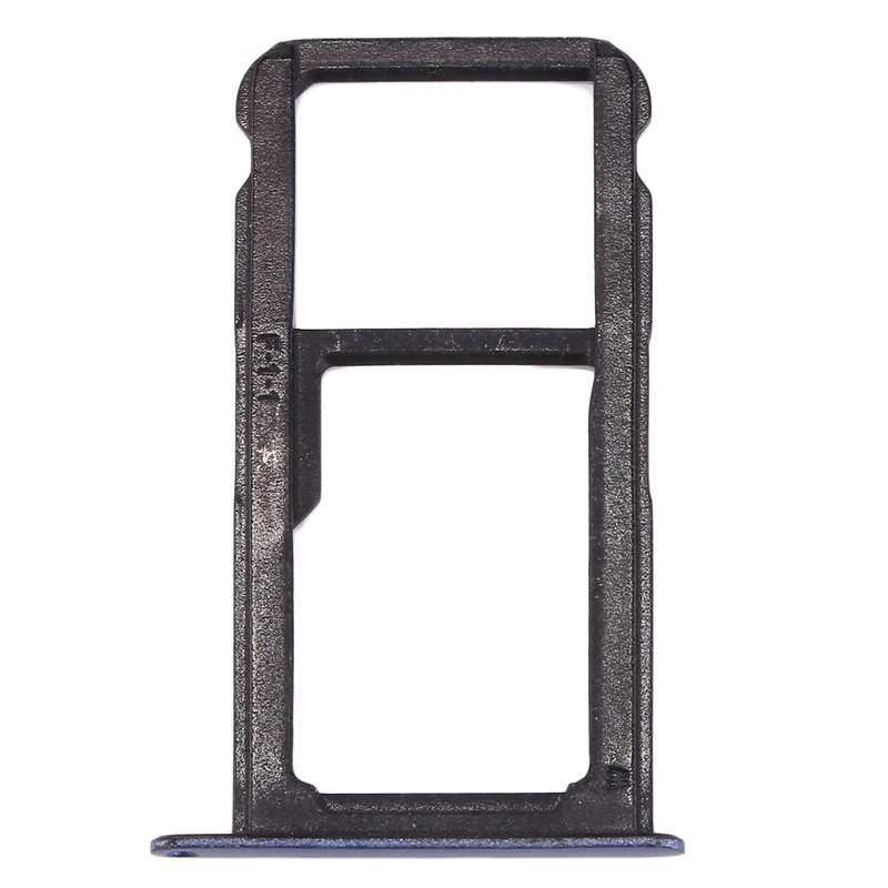 For Huawei P10 Lite SIM Card Tray & SIM / Micro SD Card Tray(Blue)