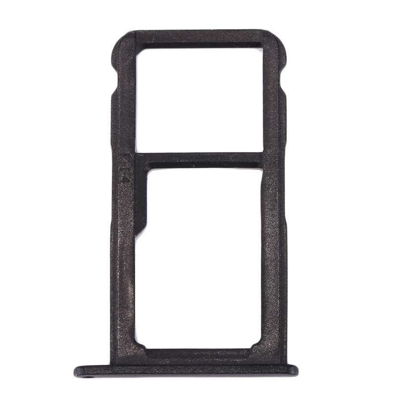 For Huawei Honor 8 Lite / P8 Lite 2017 SIM Card Tray & SIM / Micro SD Card Tray(Black)