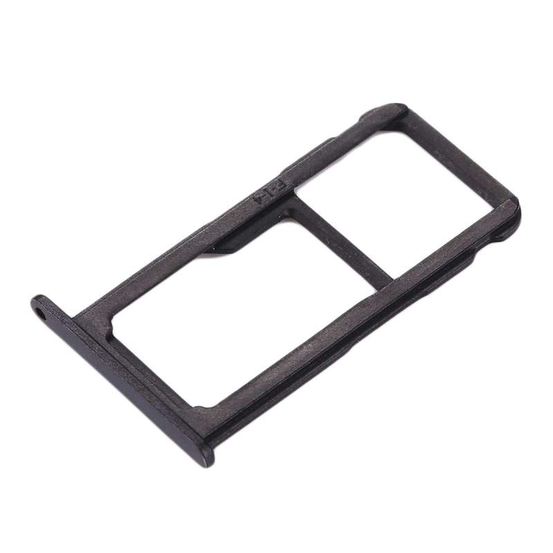 For Huawei Honor 8 Lite / P8 Lite 2017 SIM Card Tray & SIM / Micro SD Card Tray(Black)