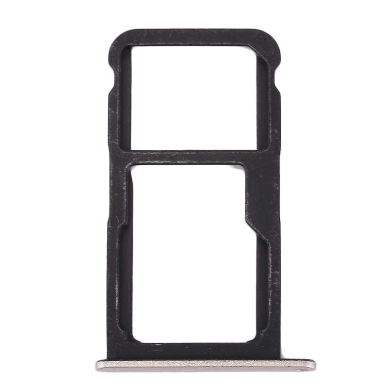 For Huawei Honor 8 Lite / P8 Lite 2017 SIM Card Tray & SIM / Micro SD Card Tray(Black)