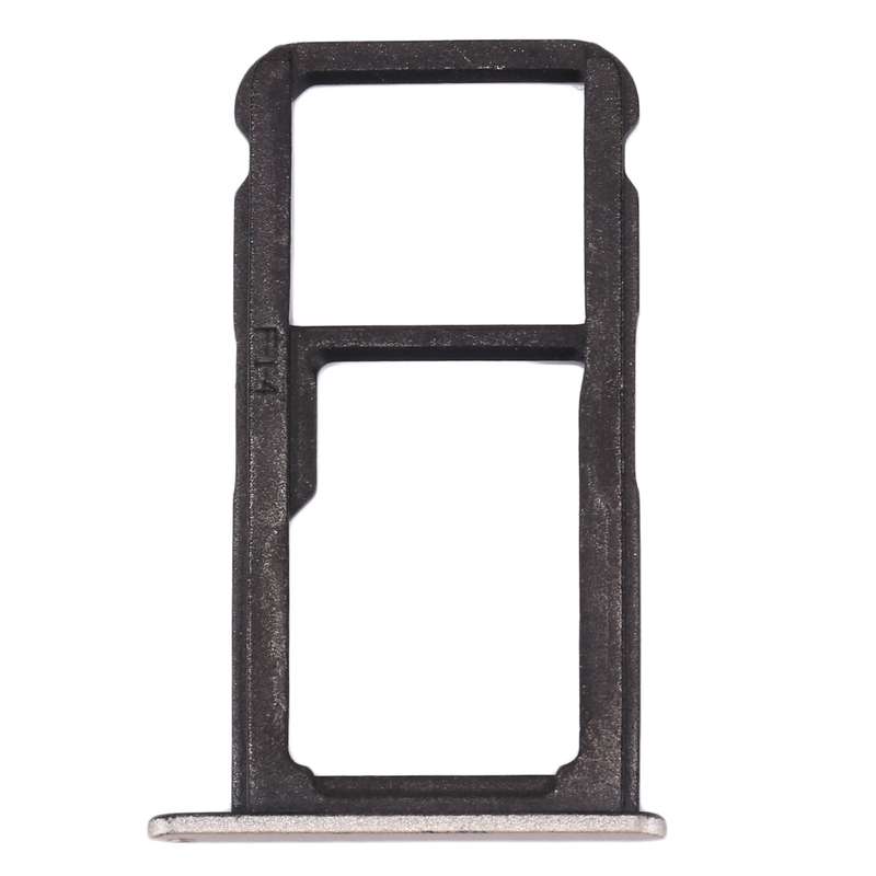 For Huawei Honor 8 Lite / P8 Lite 2017 SIM Card Tray & SIM / Micro SD Card Tray(Black)