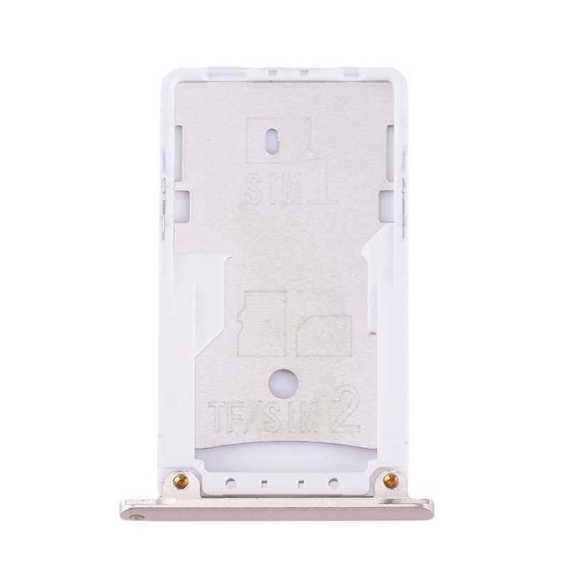 For Xiaomi Redmi Note 3 (Qualcomm Version) SIM & SIM / TF Card Tray(Gold)