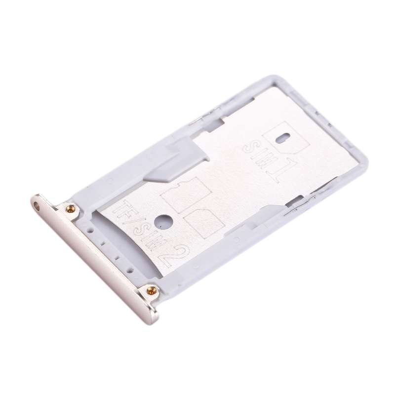 For Xiaomi Redmi Pro SIM & SIM / TF Card Tray(Gold)