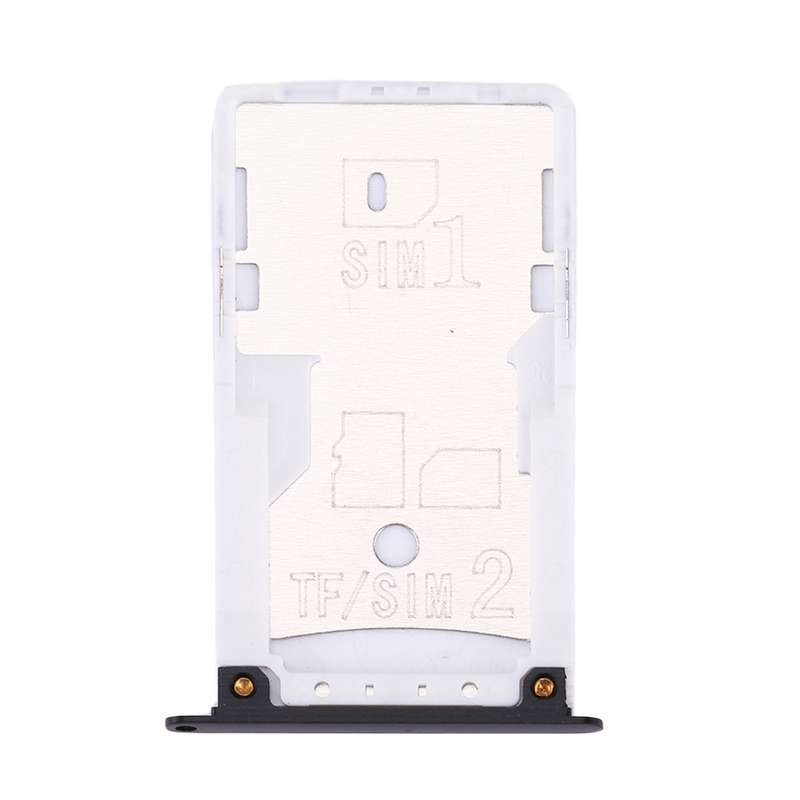 For Xiaomi Redmi 4X SIM & SIM / TF Card Tray(Black)
