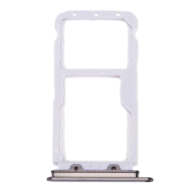 For Huawei nova 2 SIM Card Tray & SIM / Micro SD Card Tray(Black)