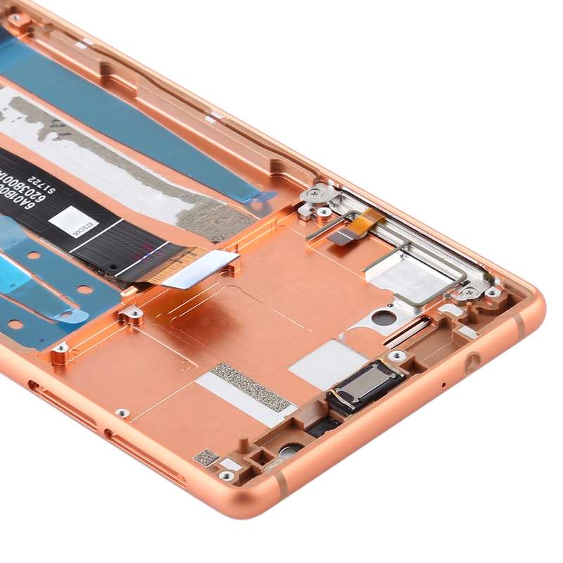 TFT LCD Screen for Nokia 3 TA-1032 Digitizer Full Assembly with Frame & Side Keys (Gold)