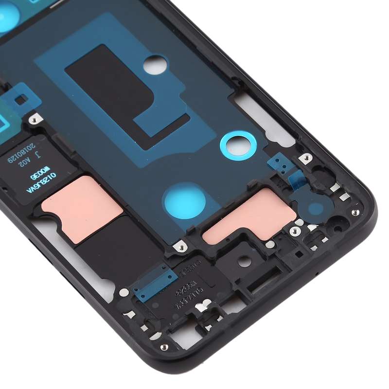 Front Housing LCD Frame Bezel Plate for LG Q7 / Q610 / Q7 Plus / Q725 / Q720 / Q7A / Q7 Alpha(Black)