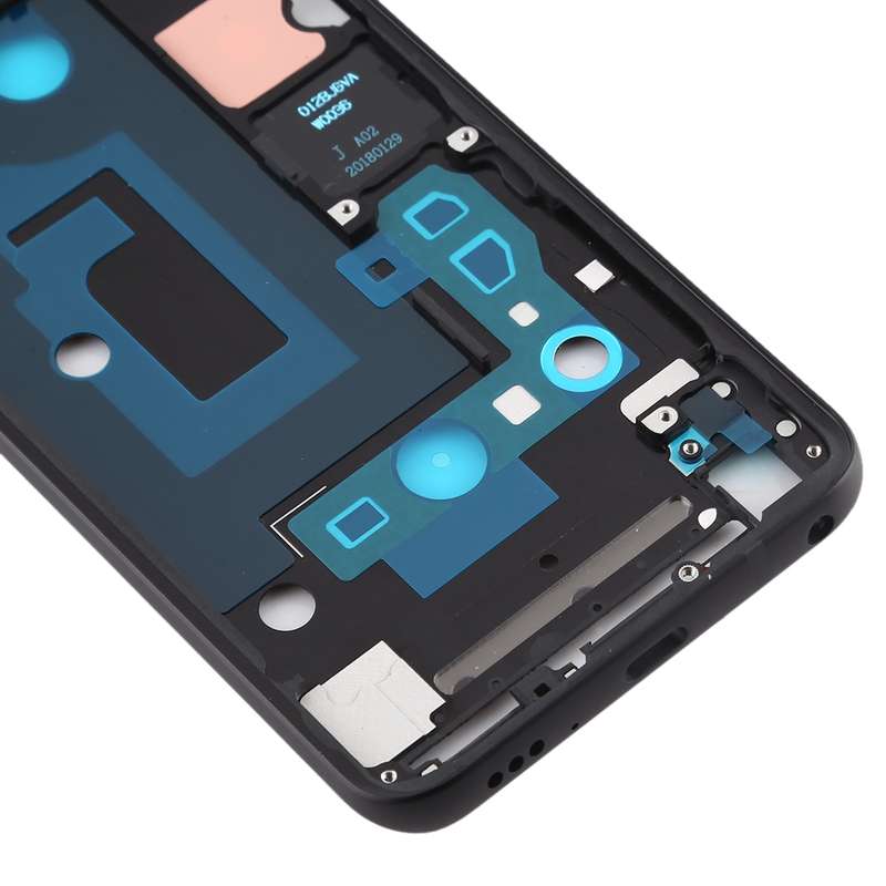 Front Housing LCD Frame Bezel Plate for LG Q7 / Q610 / Q7 Plus / Q725 / Q720 / Q7A / Q7 Alpha(Black)