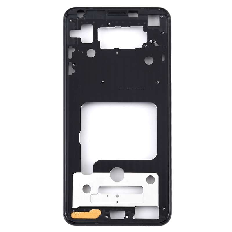 Front Housing LCD Frame Bezel Plate for LG V35 ThinQ (Black)