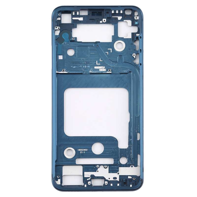 Front Housing LCD Frame Bezel Plate for LG V35 ThinQ (Black)