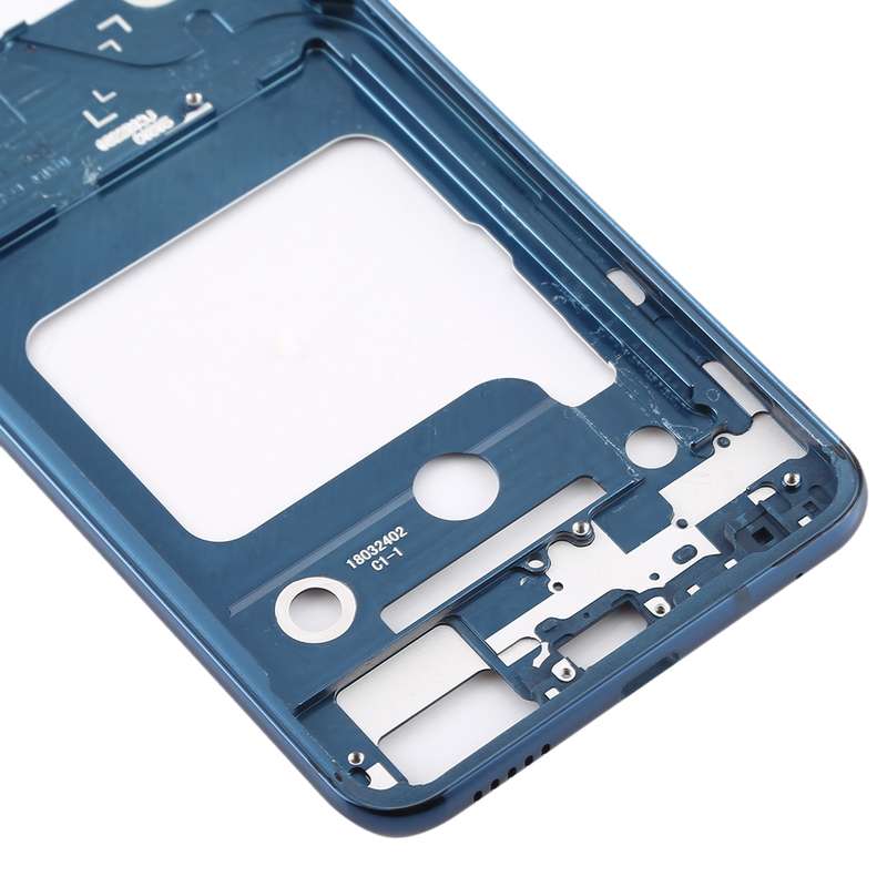 Front Housing LCD Frame Bezel Plate for LG V35 ThinQ (Black)