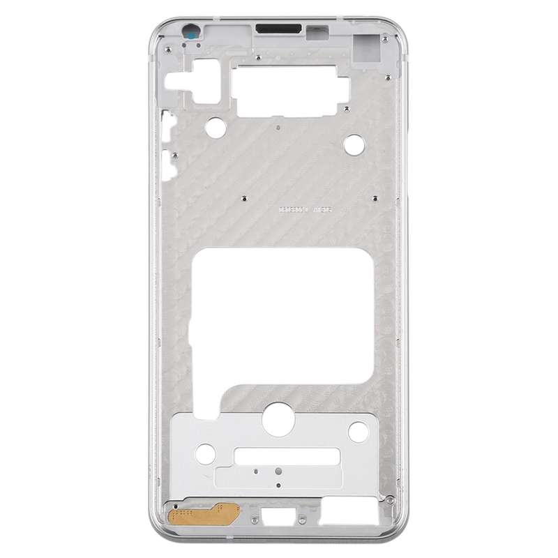 Front Housing LCD Frame Bezel Plate for LG V35 ThinQ (Black)
