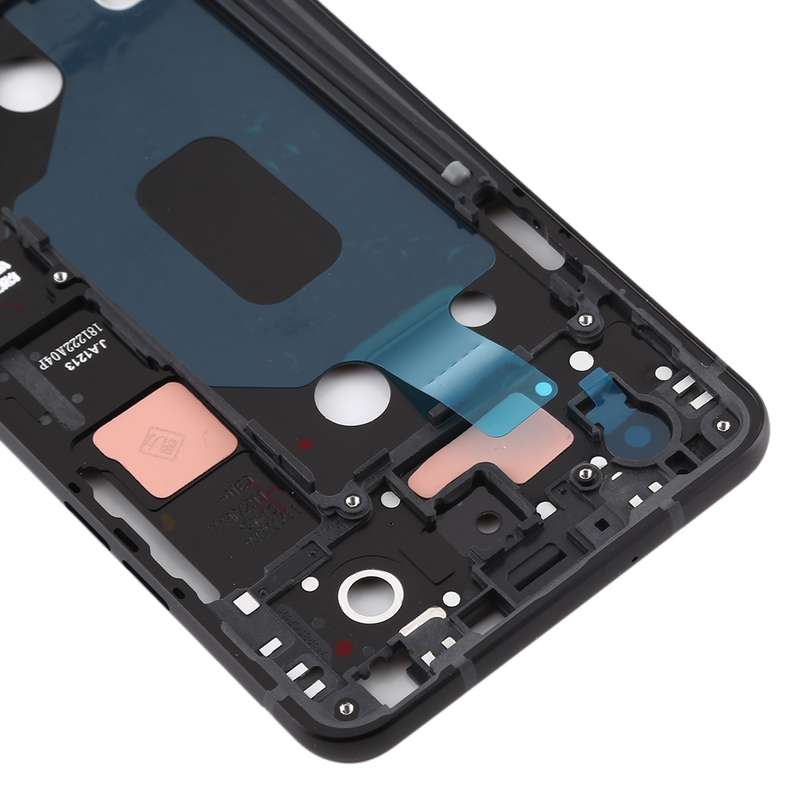 Front Housing LCD Frame Bezel Plate for LG Q Stylo 4 Q710 Q710MS Q710CS (Black)
