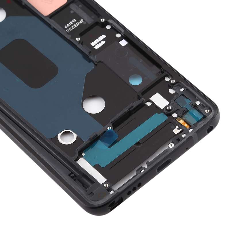 Front Housing LCD Frame Bezel Plate for LG Q Stylo 4 Q710 Q710MS Q710CS (Black)