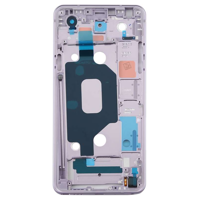 Front Housing LCD Frame Bezel Plate for LG Q Stylo 4 Q710 Q710MS Q710CS (Black)