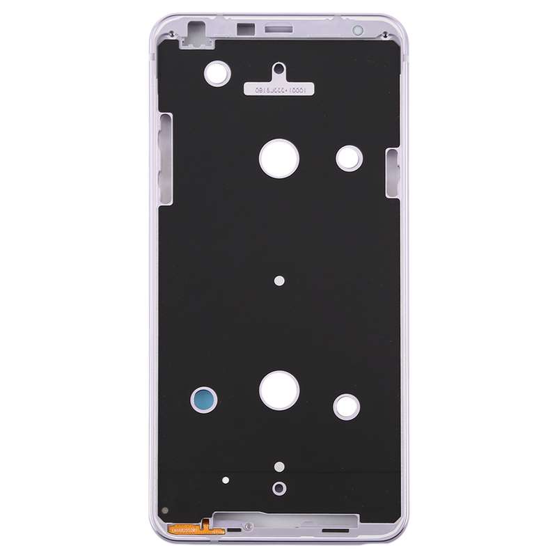 Front Housing LCD Frame Bezel Plate for LG Q Stylo 4 Q710 Q710MS Q710CS (Black)