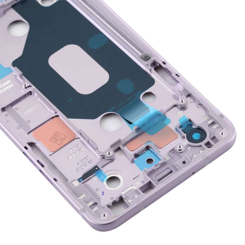 Front Housing LCD Frame Bezel Plate for LG Q Stylo 4 Q710 Q710MS Q710CS (Black)