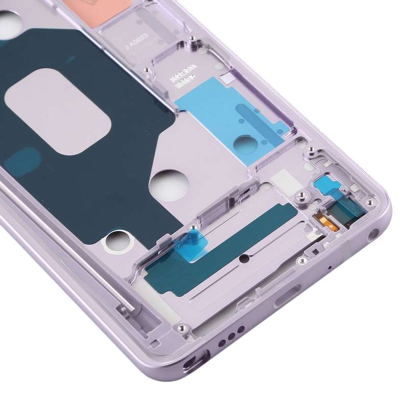 Front Housing LCD Frame Bezel Plate for LG Q Stylo 4 Q710 Q710MS Q710CS (Black)