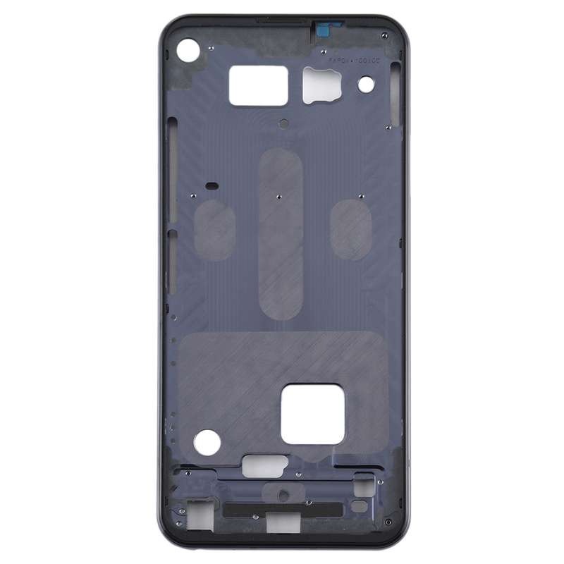 Front Housing LCD Frame Bezel Plate for LG Q70 (Black)