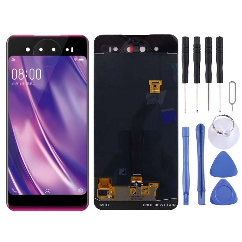 Original Back LCD Screen for Vivo NEX Dual Display with Digitizer Full Assembly(Red)