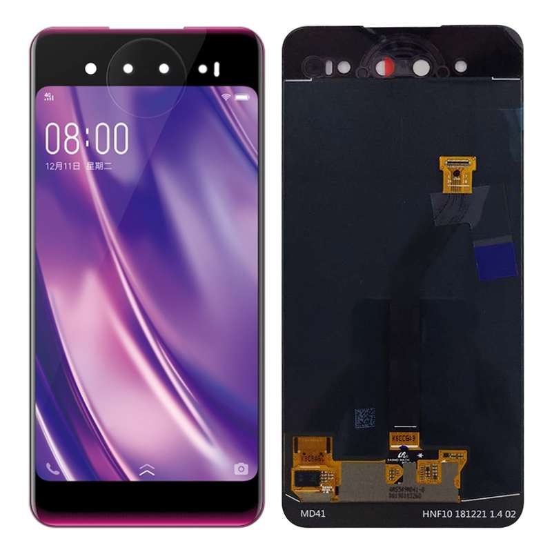 Original Back LCD Screen for Vivo NEX Dual Display with Digitizer Full Assembly(Red)