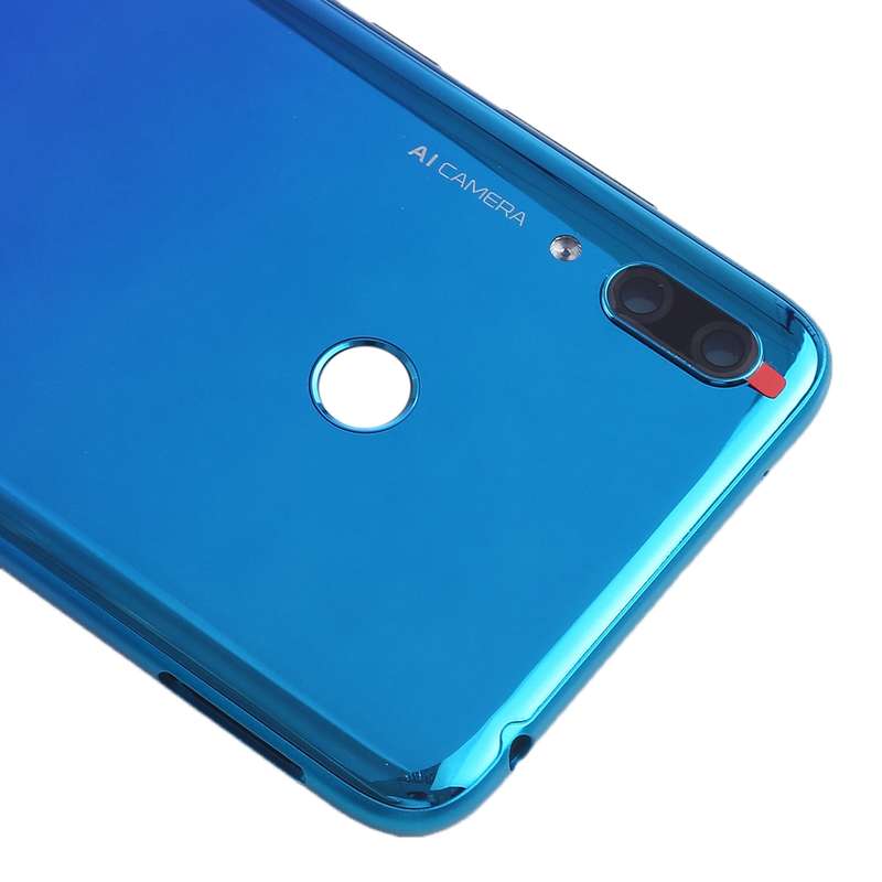Original Battery Back Cover with Camera Lens & Side Keys for Huawei Y7 Prime (2019)(Blue)